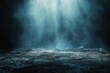 © Anha - Dark mysterious landscape smoky blue background rocky ground