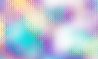 Fototapete - Hexagonal polygonal abstract background. Colorful triangle gradient design. Low poly triangles shape banner. Vector illustration.
