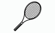 © Silhouettify - Tennis racket silhouette icon, Tennis racket vector icon, Tennis racket silhouette vector, Tennis icon