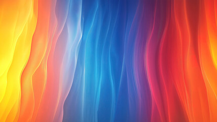 Wall Mural - vibrant close-up of the sunset sky with a smooth gradient from blue to orange