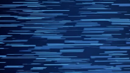 Leinwandbilder - Dynamic blue lines on dark background, digital speed concept