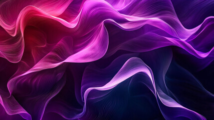 Aufkleber - Colorful flowing abstract design showcasing vibrant shades blending beautifully
