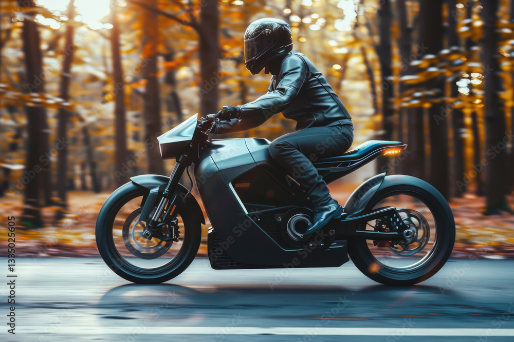 View of High Speed Fastest Electric Bike: The Future of Urban Commuting