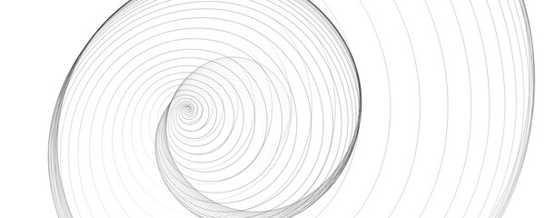 Wall Mural - abstract geometric spiral swirl line pattern background for business technology background. Geometric stroke pattern symmetric spiral swirl round wave element design. Abstract background of lines.