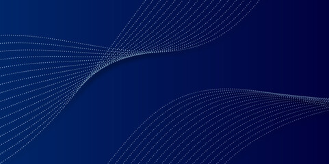 Wall Mural - dynamic wave pattern design. modern purple blue gradient flowing wave lines. abstract wavy blue line