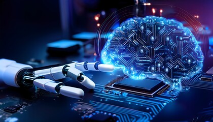 Artificial Intelligence tools amazing cool wallpaper.