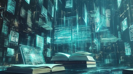 Future of Learning: Digital Information Flowing into Books, Coding Education