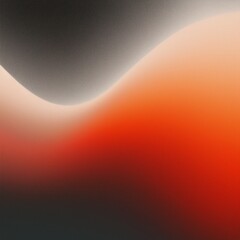 Wall Mural - grainy background, gray orange red white black abstract color wave noisy texture banner poster heade