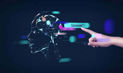 a hand showing technology, cyber security, digital transformation, finance, document file management
