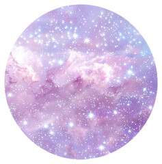 Wall Mural - png dreamy cosmic galaxy circle illustration