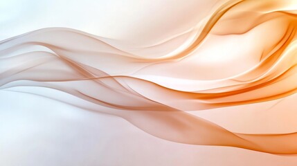 Wall Mural - Abstract swirling smoke patterns in warm tones