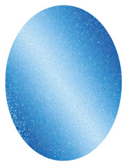 Wall Mural - png blue oval icon sphere shape space.