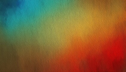 Aufkleber - vibrant textured gradient background with seamless blend of blue, yellow, and red hues, ideal for digital design and branding

