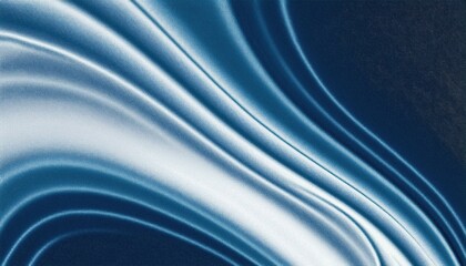 Aufkleber - smooth flowing abstract blue wave with halftone texture, futuristic digital background for technology and modern design

