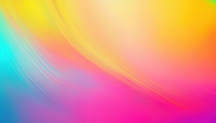 Poster - soft gradient abstract background with smooth pastel hues of pink, yellow, and blue, perfect for modern digital design and branding

