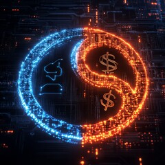 Poster - Digital Currency Exchange: A Technological Yin Yang of Cryptocurrency and Traditional Finance.