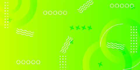 Wall Mural - bright green modern abstract banner background. colorful, gradient, concept banner, business, poster