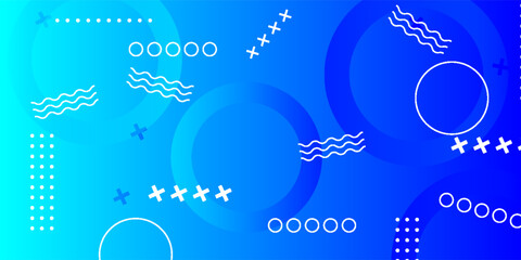 Wall Mural - modern abstract banner background in blue gradient. colorful, gradient, concept banner, business, po