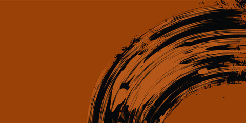 Wall Mural - Black wall texture rough background dark concrete floor or old modern grunge background with black color.