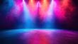 © Kashem - Vibrant and dynamic colorful stage background lighting for an exciting performance