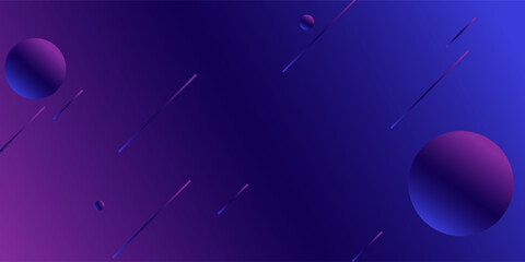Minimal geometric background Dynamic shapes composition for landing page