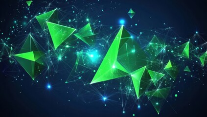 abstract background with stars