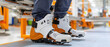 © Chopang.studio - High tech exoskeleton boots designed for enhanced mobility and support industrial settings, showcasing innovation and