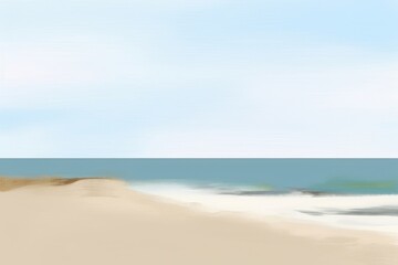 Wall Mural - beach backgrounds outdoors horizon.