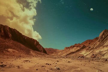 Wall Mural - mars outdoors nature constellation.