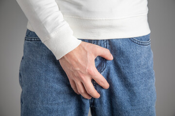 Concept of prostate and bladder problem.