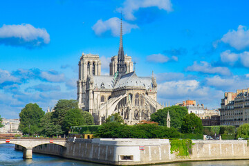 Wall Mural - notre dame cathedral, paris france