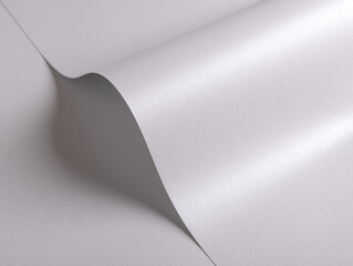 Aufkleber - Elegant off-white paper texture with a pearlescent gloss and subtle wavy curves. Shimmering, reflective surface with a soft gradient, perfect for luxury stationery, artistic backdrops, and premium.