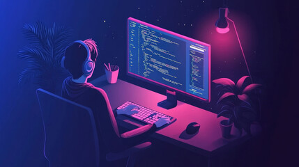 Website development banner. Concept of engineering and programming internet software, design and online content. Vector landing page of web site programming with isometric illustration of browser