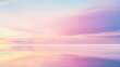 © MP_Artworks - A serene illustration of a pastel gradient sunset sky perfectly reflected in still water. A beautiful and tranquil abstract background for summer, calm, and wellness themes