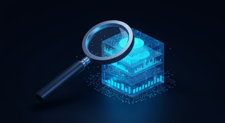 Deep Data Dive: 3D Magnifying Glass Exploring Cube Layers - Data analysis, deep search, exploration, information extraction