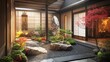 © Alfanachmad - Tranquil Japanese Zen Garden: Serene Courtyard Design