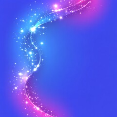 Wall Mural - glowing wave abstract background.