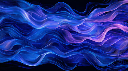 Electric Blue Data Waves: Abstract Flowing Technology Background Design web code cyber stream energy