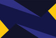© creativediastudio - abstract background with geometric shapes in blue, yellow and black colors