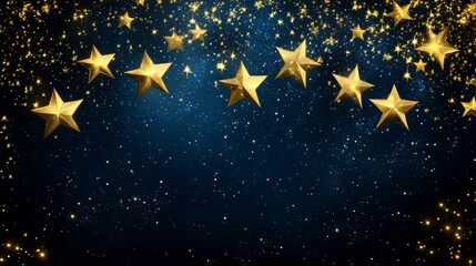 Wall Mural - Stunning night sky with countless stars sparkling on a deep black background, creating a mesmerizing cosmic scene perfect for astronomy themes, celestial wallpapers, and dreamy space-inspired digital 