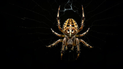 Macro photo of a spider with the best composition and perfect details- 45