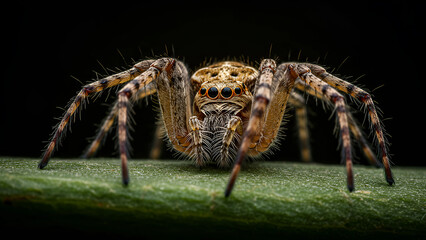 Macro photo of a spider with the best composition and perfect details - 44
