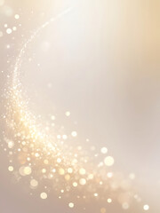 Wall Mural - classic ivory white bokeh background with subtle golden shimmer