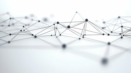 Abstract network connection, digital data flow