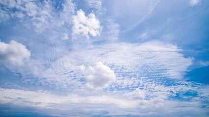 Wall Mural - clear blue sky background,clouds with background.
