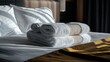 © Oat_Photo - Luxurious Hotel Room  Crisp Towels on a Fresh Bed