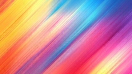 Wall Mural - a colorful line drawing with a rainbow stripe. the colors are bright and vibrant, creating a sense o