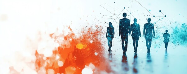Poster - Visual representation of business networking