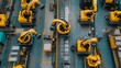 © Suhaidi - Factory Robots Assembly Line Aerial View