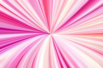 Poster - Abstract Pink and White Radiating Lines Background Image